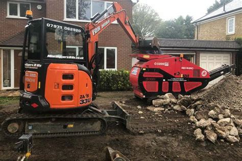 mini digger hire walton